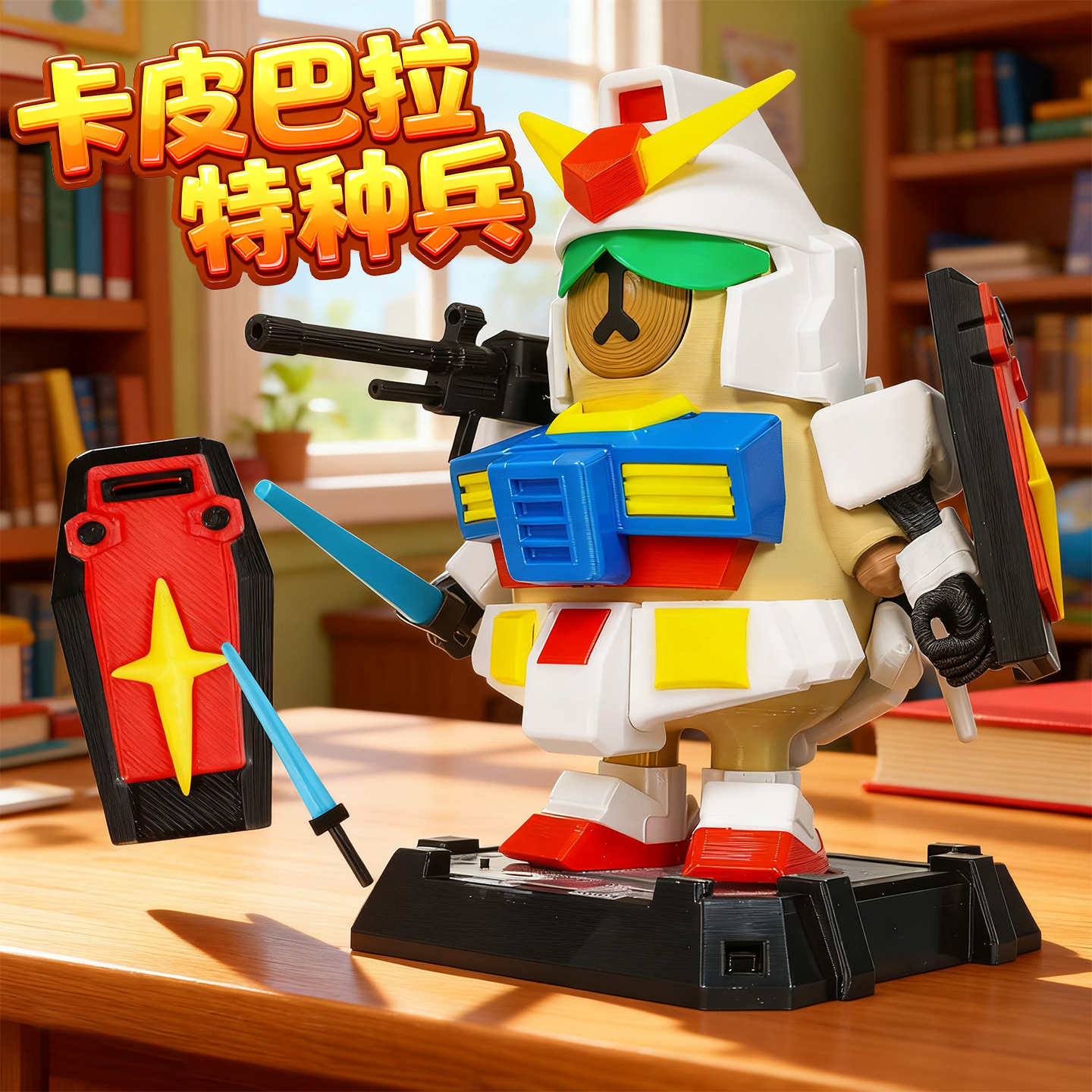 卡皮巴拉矮达机甲玩具