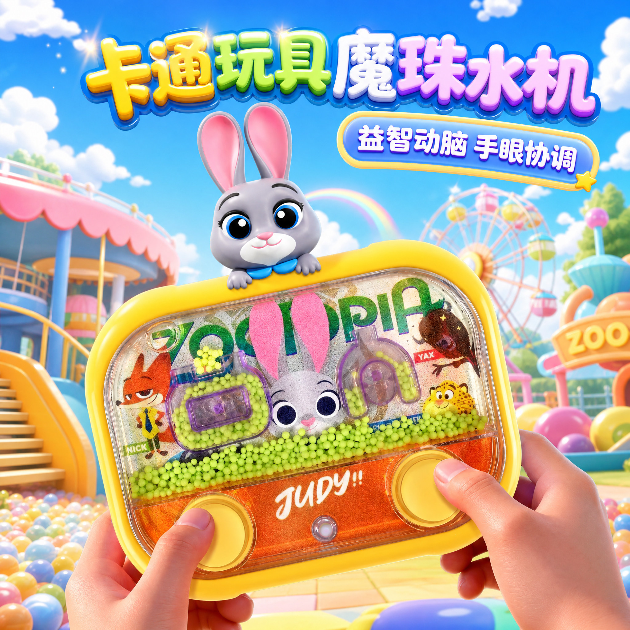 儿童动物城魔珠水机玩具图片