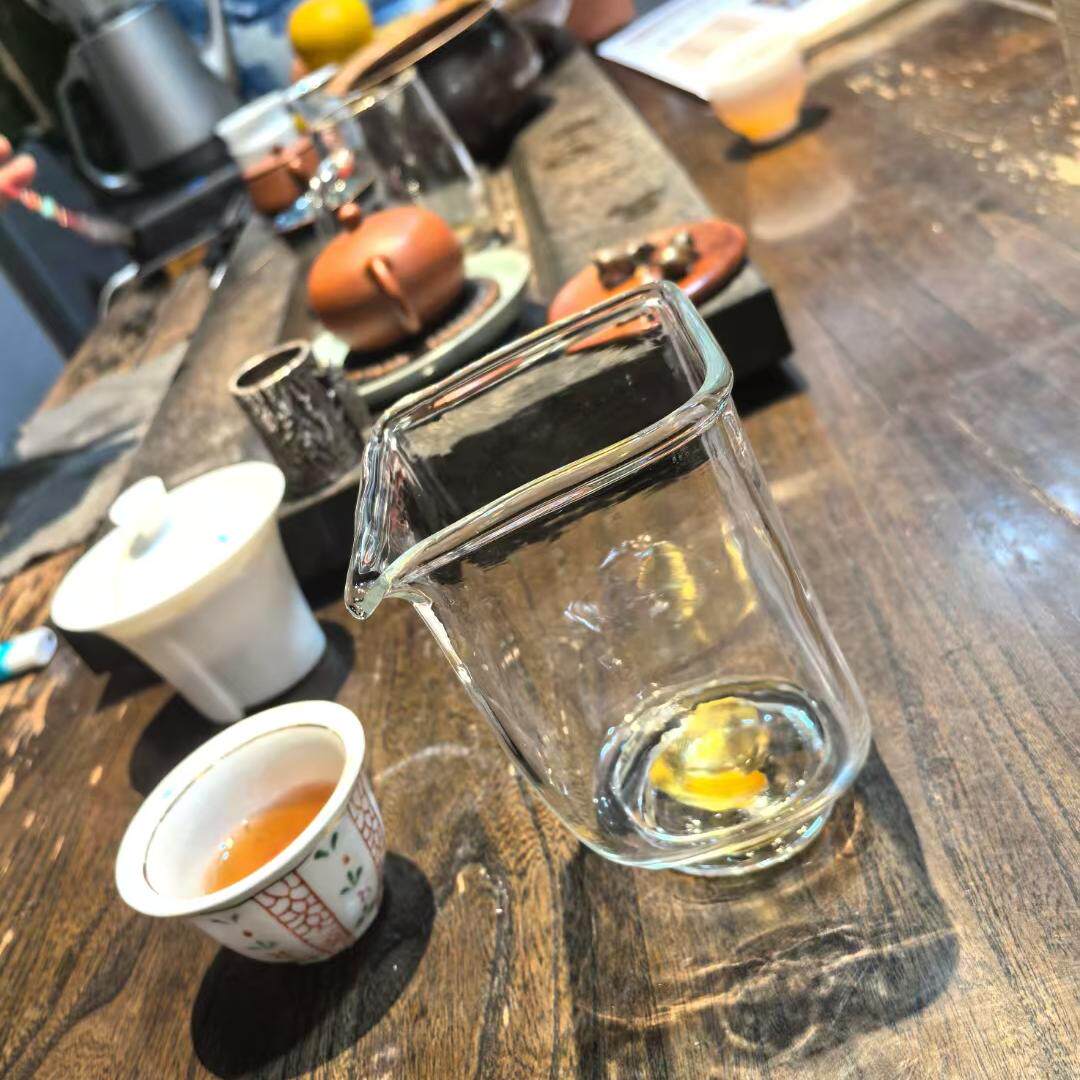 日本手工玻璃公道杯茶具