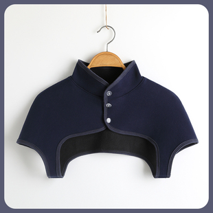 春秋护肩颈椎坎肩德绒加厚防寒男女士中老年睡觉护肩膀保暖肩周炎