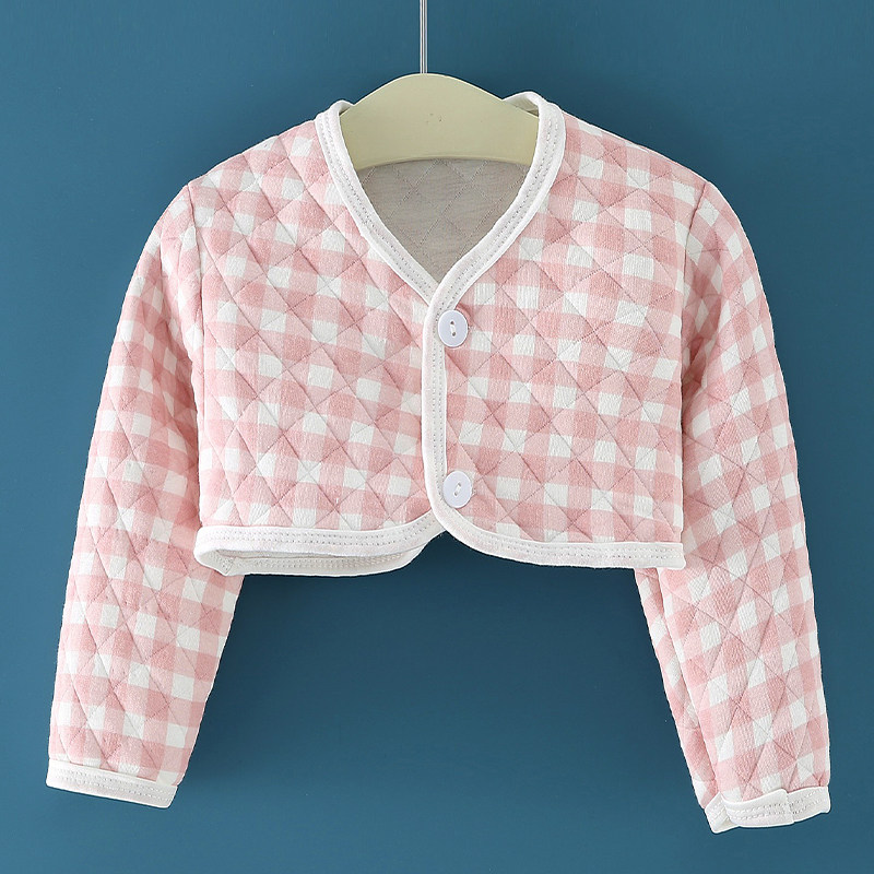 儿童睡觉护肩用宝宝衣小孩婴儿冬天防冻护肩膀春秋空调房保暖坎肩