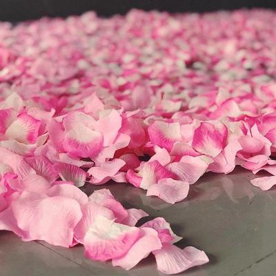 100/500/1000pcs Colorful Romantic Silk Rose Petals Artificia