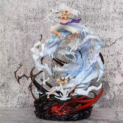 海贼王 太阳神 五档尼卡LZ路飞手办  动漫草帽团索隆模型摆件礼物