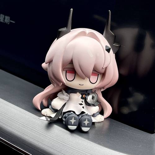 明日方舟景品 魔王特蕾西亚车载摆件 Q版维什戴尔手办 逻各斯公仔