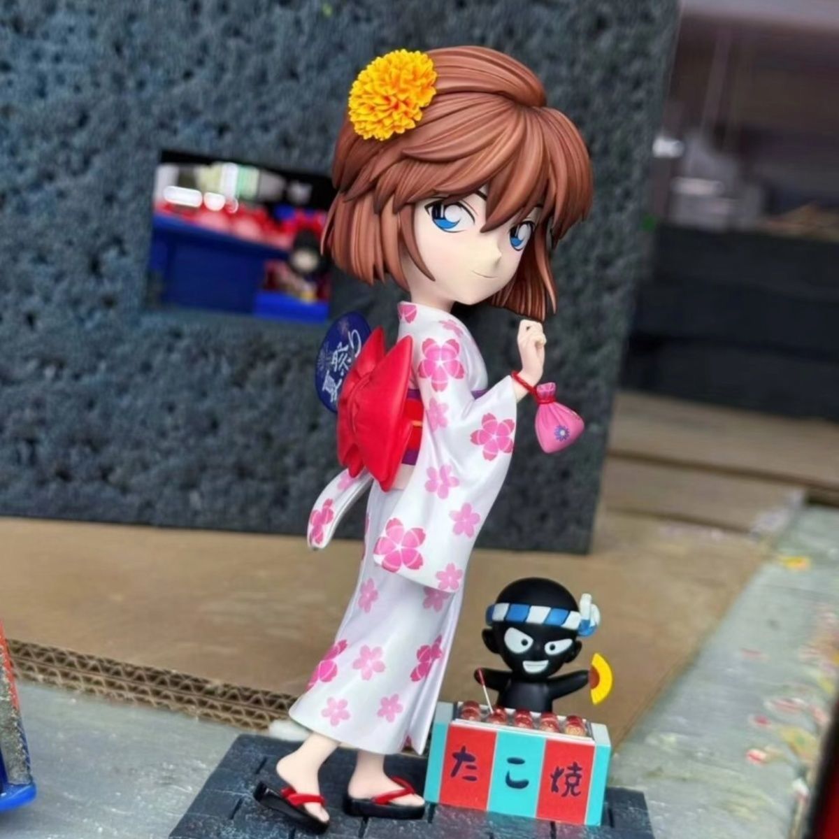 名侦探柯南夏日祭灰原哀手办模型摆件二次元gk动漫美少女雕像周边
