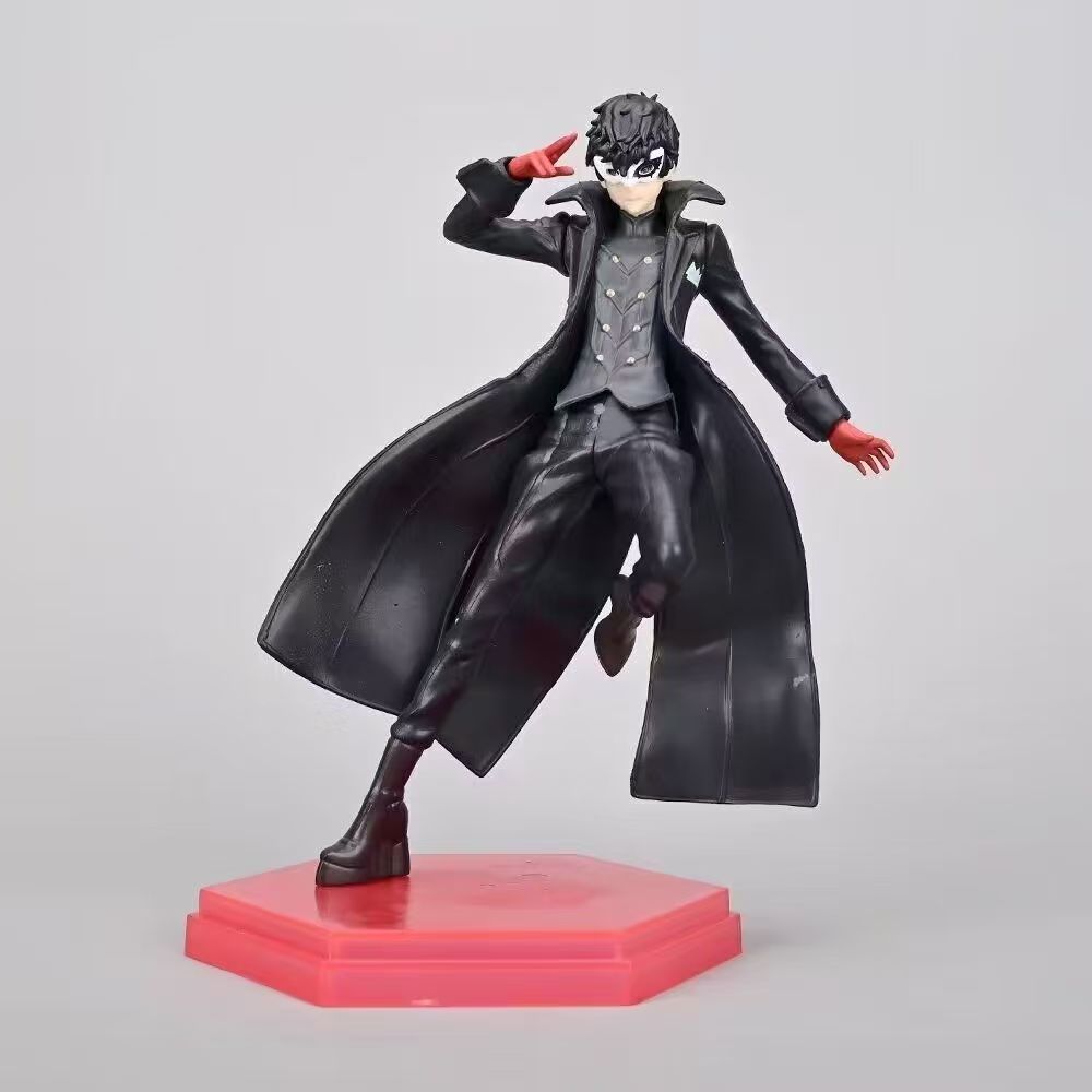现货 女神异闻录5 摩尔加纳POP 雨宫莲Joker怪盗服 盒装手办模型