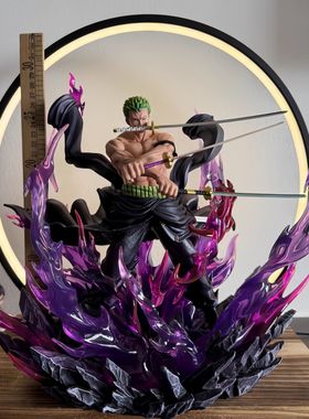 新款天绘爆气索隆 JT雕像海贼王GK动漫 模型手办摆件桌面周边礼物