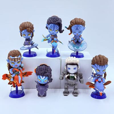 新款阿凡达潮玩周边手办杰克萨利库里奇公仔桌面模型摆件玩具