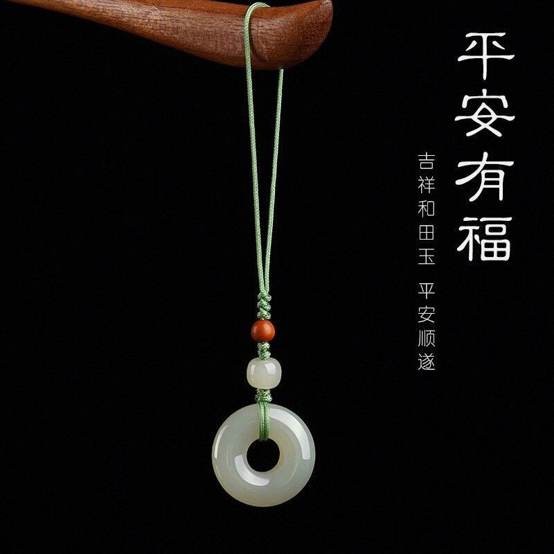 男女和田玉轻奢小众挂件