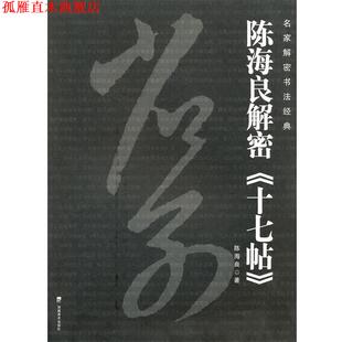 【正版书】 名家解密书法经典--陈海良解密《十七帖》 陈海良 著 湖南美术出版社