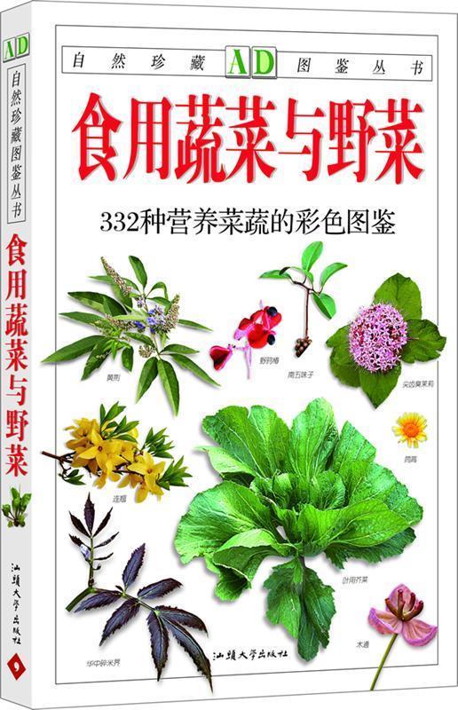 【正版书】 食用蔬菜与野菜:332种营养菜蔬的彩色图鉴 吴棣飞,孙光闻　主编 汕头大学出版社