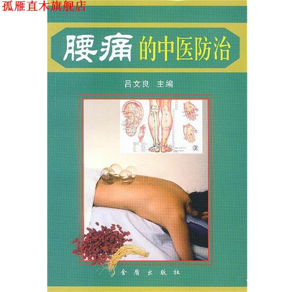 【正版书】 腰痛的中医防治 吕文良 主编,刘绍能 等编著 金盾出版社