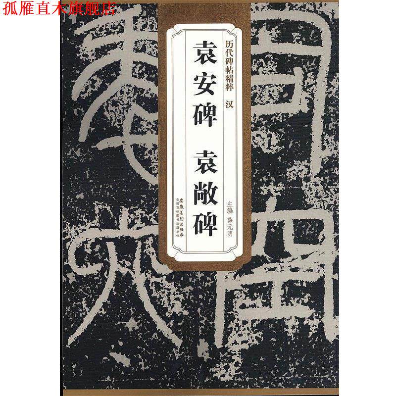 【正版书】 历代碑帖精粹·汉 袁安碑 袁敞碑 薛元明 主编 安徽美术出版社