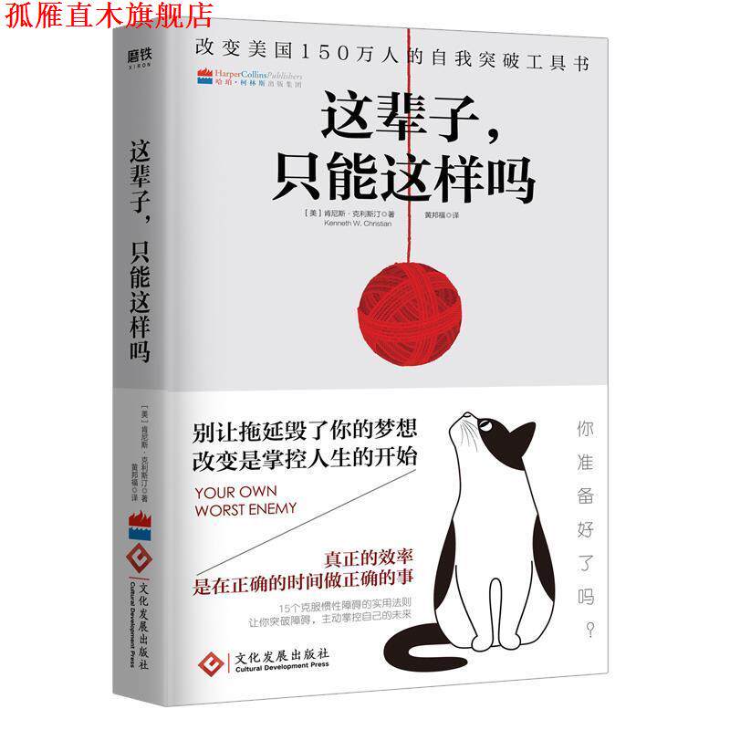 【正版书】 这辈子，只能这样吗 [美]肯尼斯·克利斯汀(KennethW.Christian)著黄 文化发展出版社