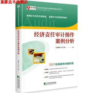 【正版书】 经济责任审计操作案例分析 高雅青,李三喜 著 中国市场出版社
