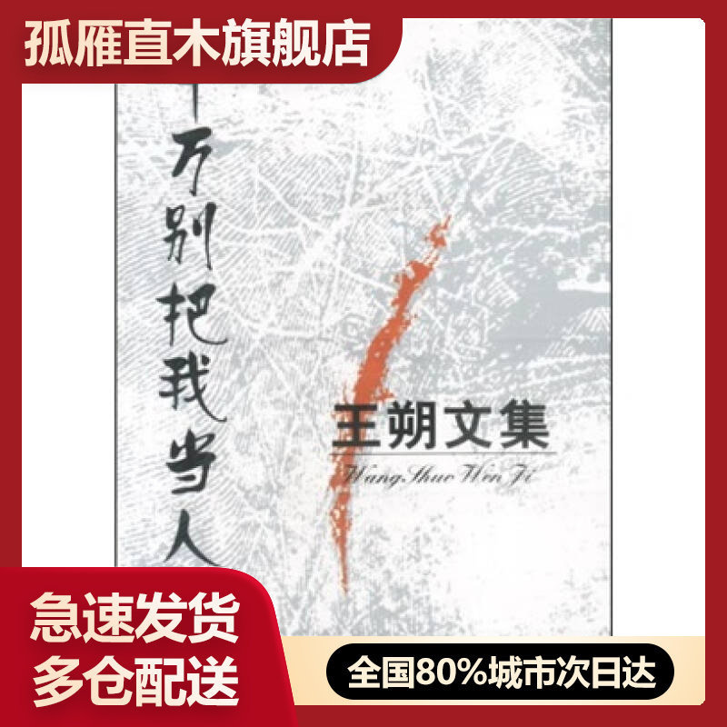 【正版书】王朔文集-千万别把我当人佚名