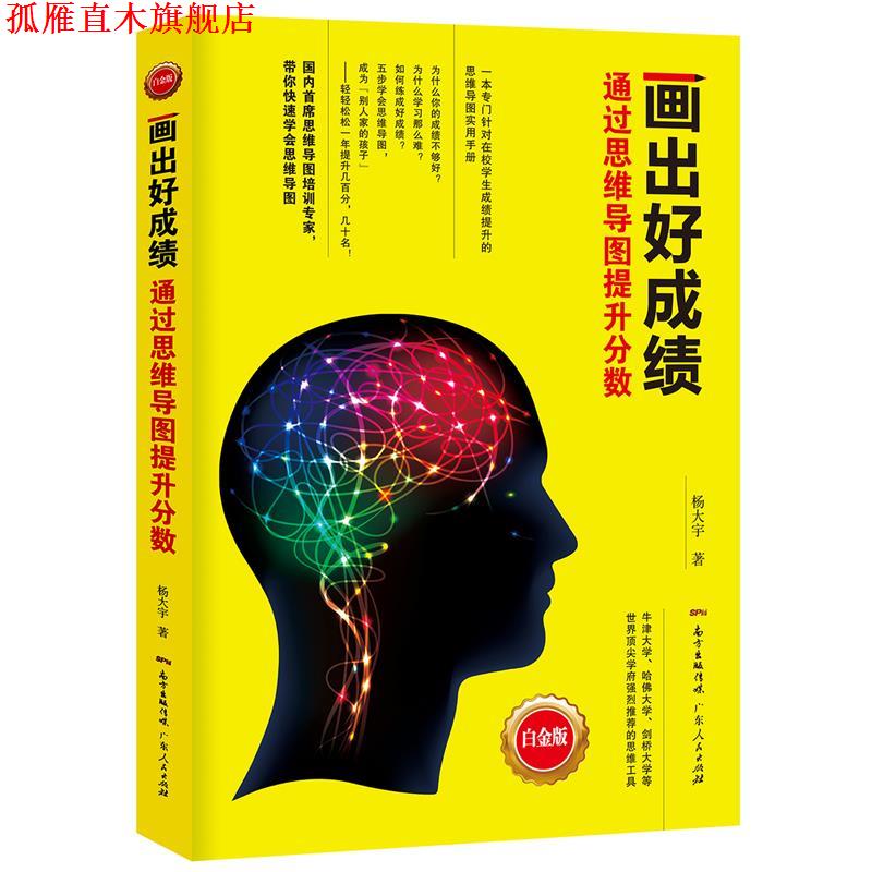 【正版书】 画出好成绩:通过思维导图提升分数 杨大宇 广东人民出版社