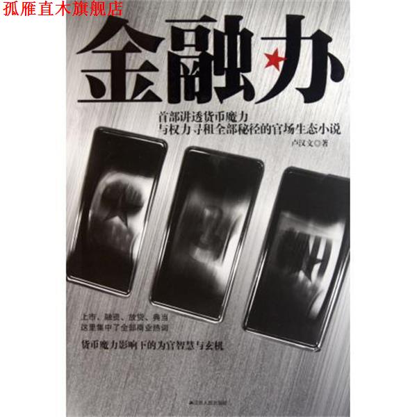 【正版书】 金融办 卢汉文 著 江苏人民出版社