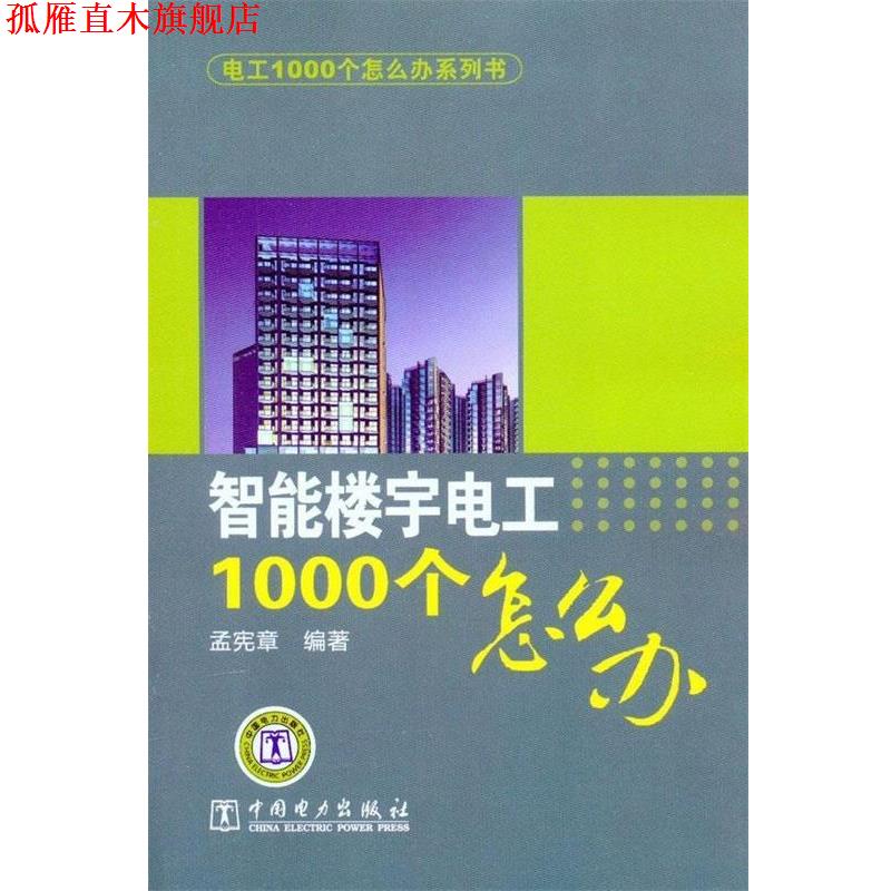 【正版书】 电工1000个怎么办系列书 智能楼宇电工1000个怎么办 孟宪章 中国电力出版社