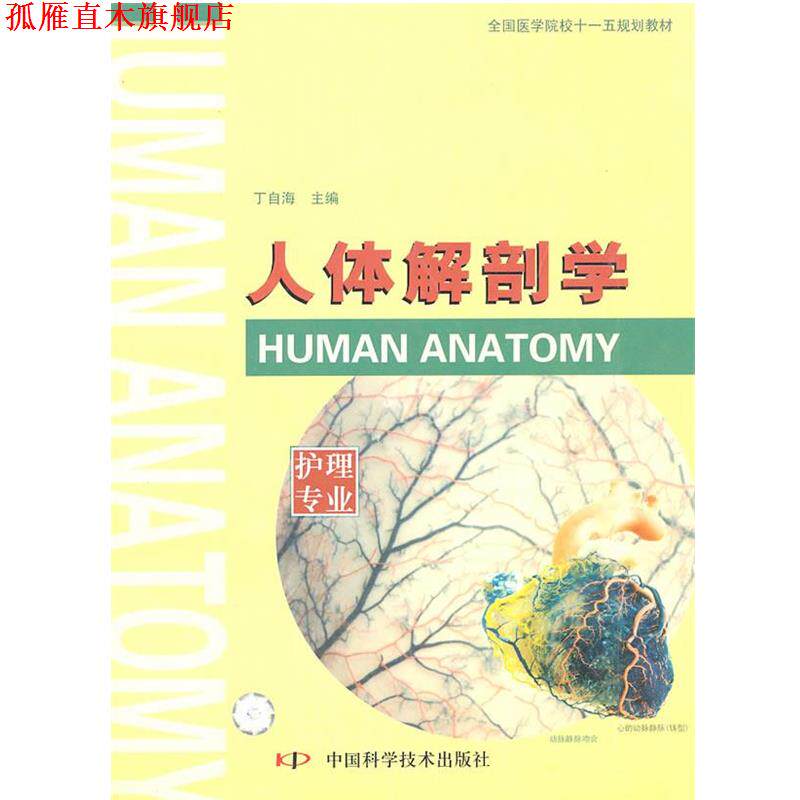 【正版书】 人体解剖学 丁自海　主编 中国科学技术出版社