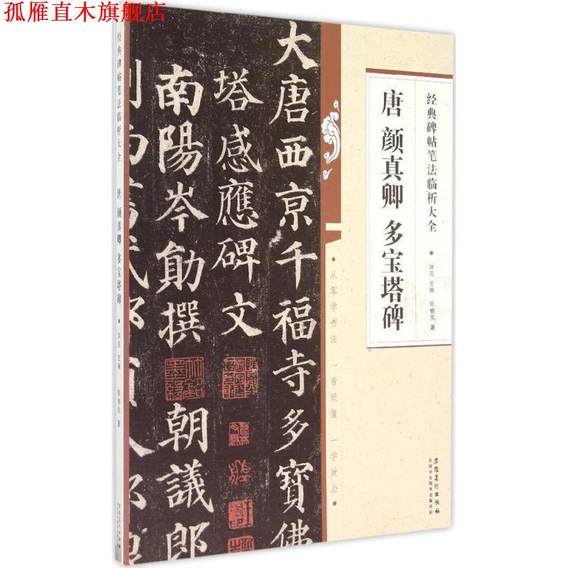 【正版书】 经典碑帖笔法临析大全 唐 颜真卿 多宝塔碑 陈根凤 著 安徽美术出版社
