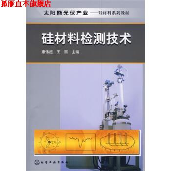 【正版书】 太阳能光伏产业·硅材料系列教材:硅材料检测技术 康伟超,王丽 编 化学工业出版社 - 实物图