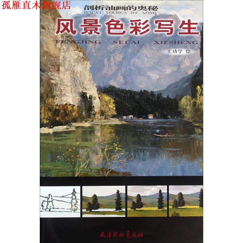 【正版书】 风景色彩写生 王功学 绘 天津杨柳青出版社