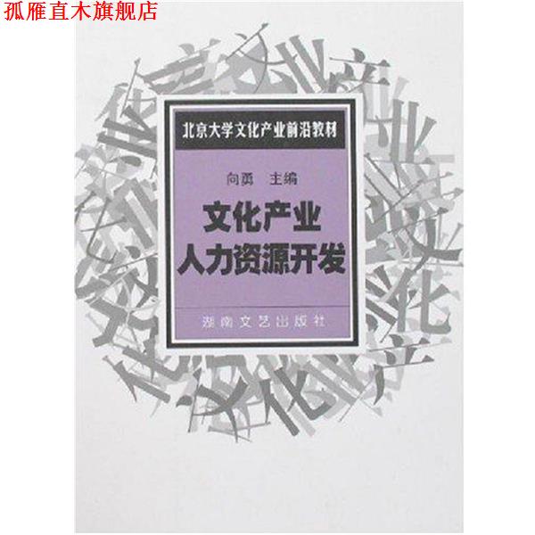 【正版书】 文化产业人力资源开发 向勇 著 湖南文艺出版社