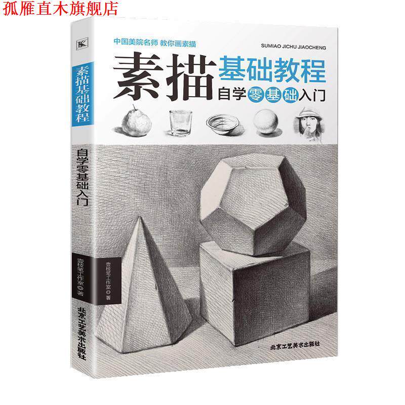 【正版书】 素描基础教程 自学零基础入门 壹枝笔工作室 北京工艺美术出版社