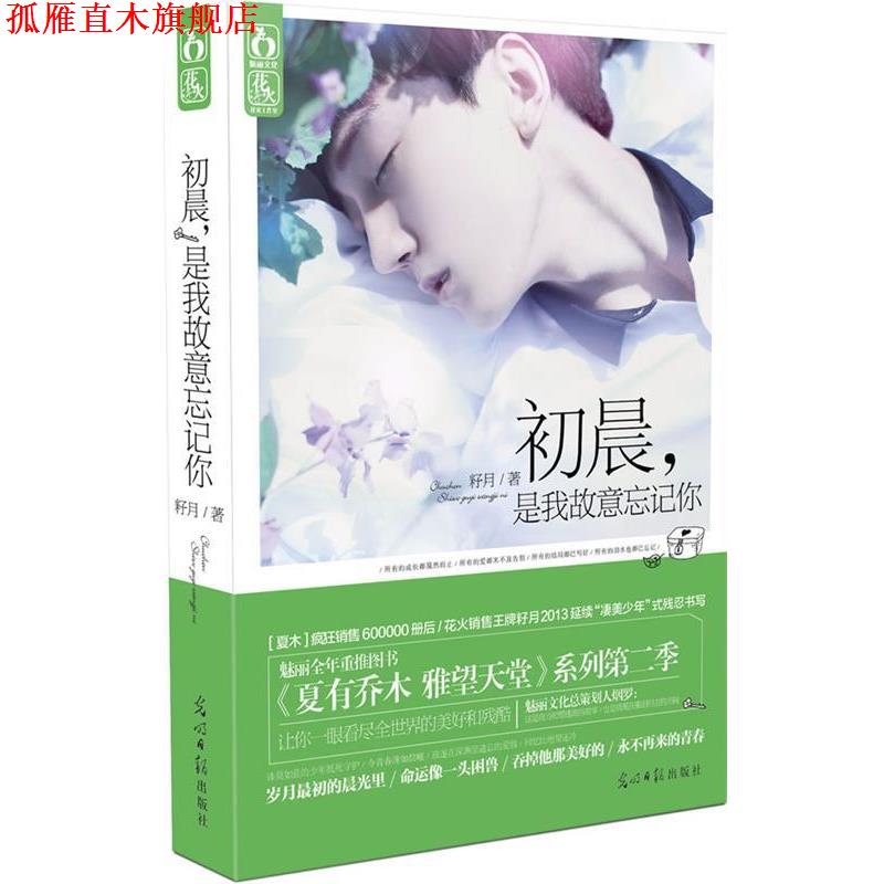 【正版书】 初晨，是我故意忘记你 籽月 光明日报出版社
