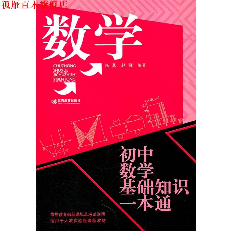 【正版书】 初中数学基础知识一本通 张燕,赵娅　编著 江西教育出版社