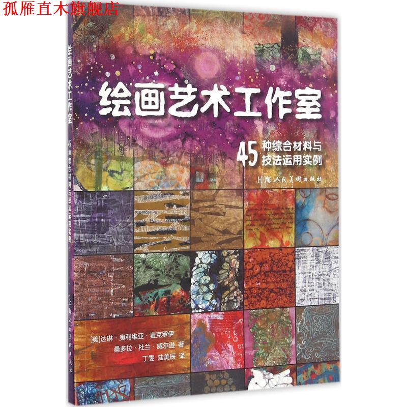 【正版书】 绘画艺术工作室—45种综合材料与技法运用实例 [美] 达琳·奥利维亚·麦克罗伊,桑多拉·杜兰·威尔逊 著,丁雯 陆美辰