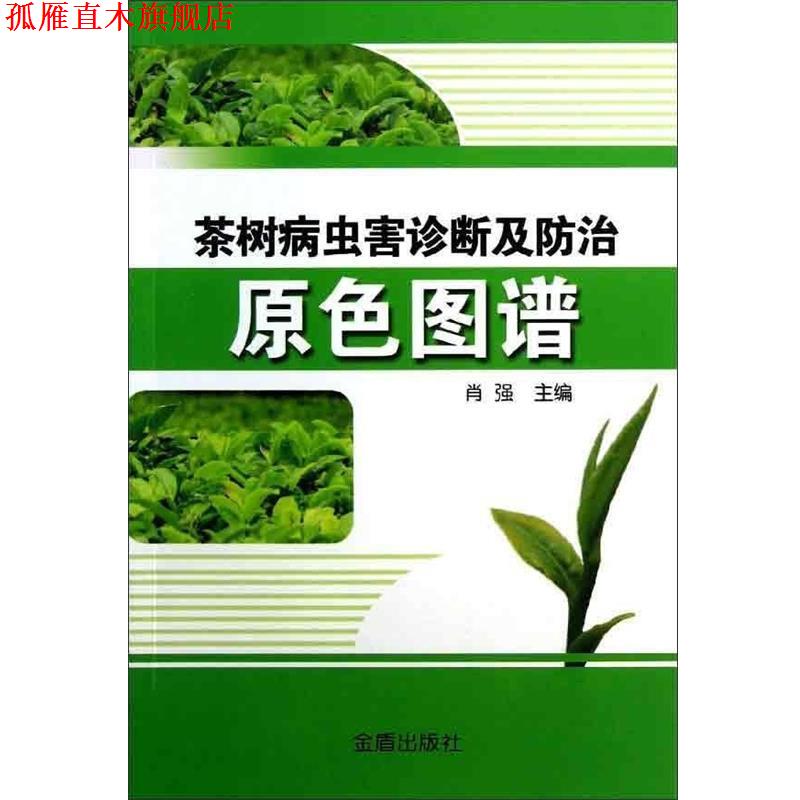 【正版书】 茶树病虫害诊断及防治原色图谱 肖强 主编 金盾出版社