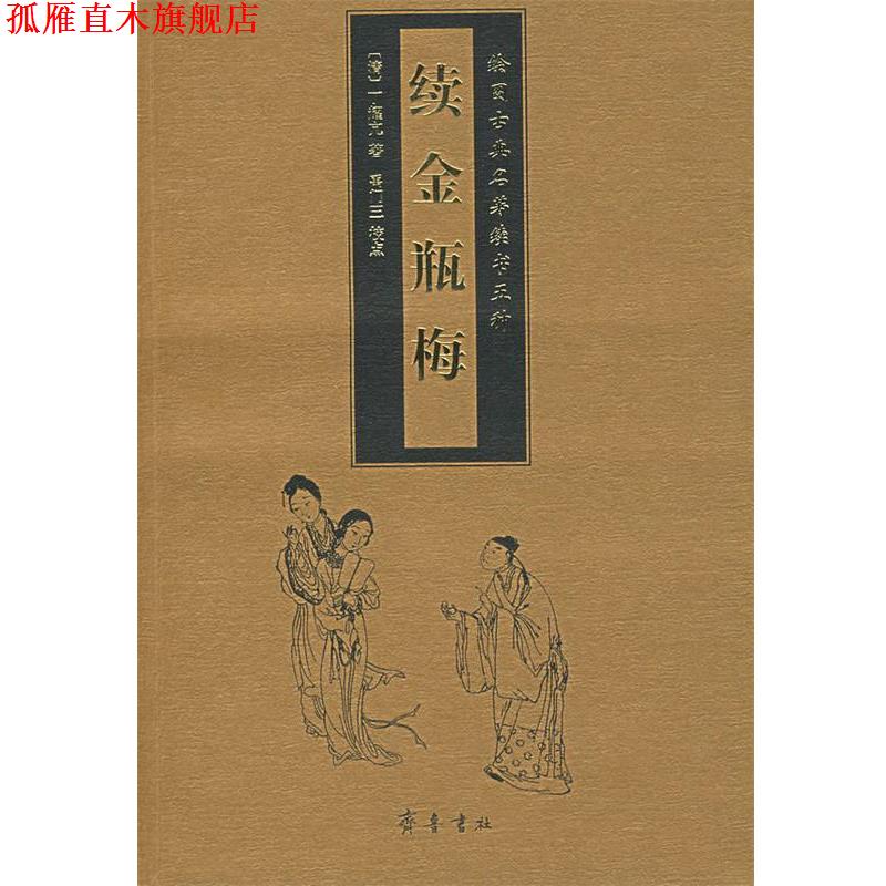 【正版书】 绘图古典名著续书五种—续金瓶梅 (清)丁耀亢 著 齐鲁书社
