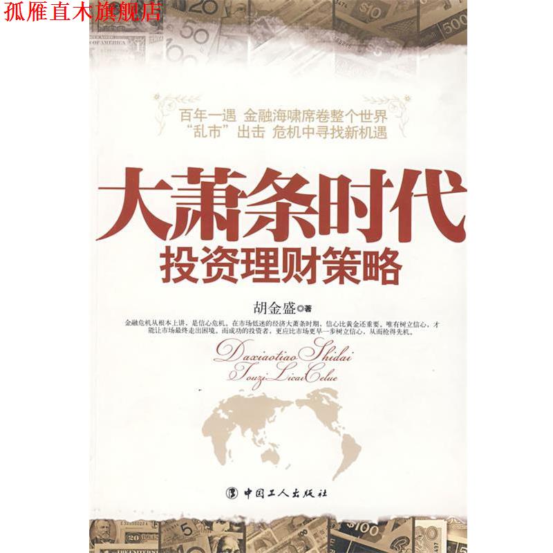 【正版书】 大萧条时代投资理财策略 胡金盛 著 工人出版社