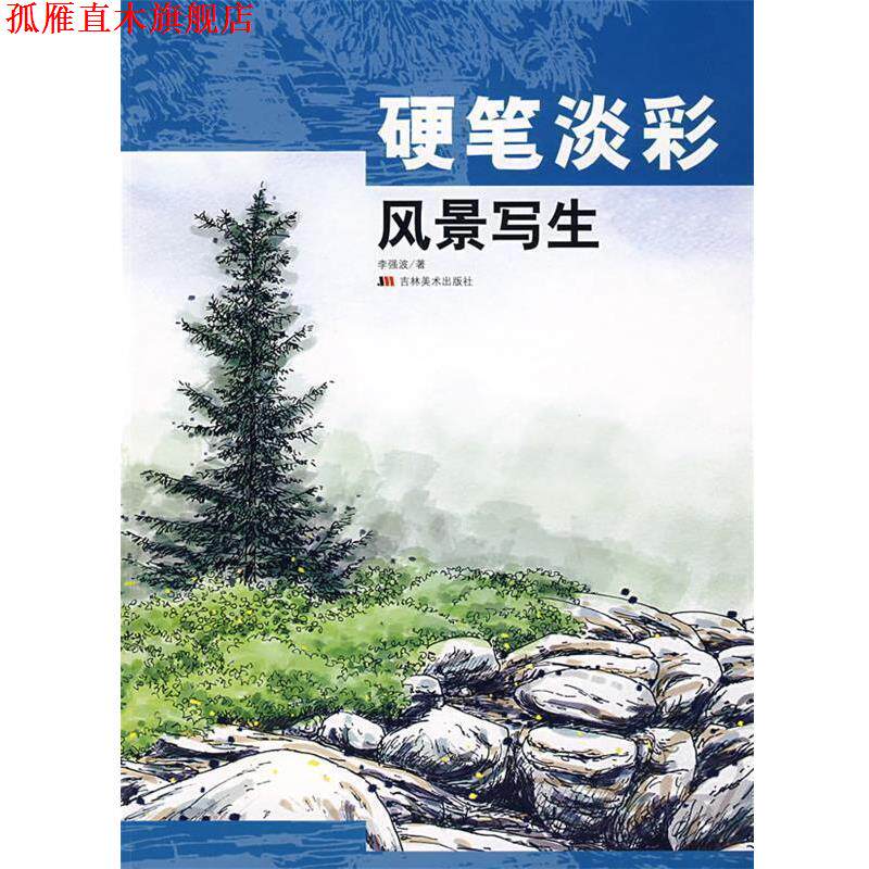 【正版书】 硬笔淡彩风景写生 李强波 著 吉林美术出版社