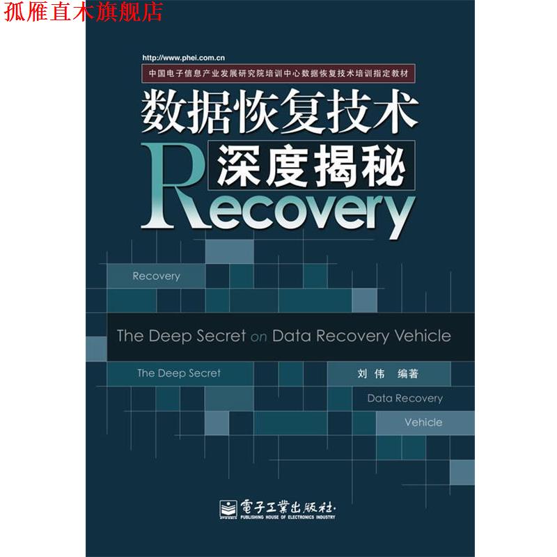 【正版书】 数据恢复技术深度揭秘 刘伟 编著 电子工业出版社