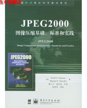 【正版书】 国外计算机科学教材系列:JPEG2000图像压缩基础、标准和实践 陶布曼,魏江力,柏正尧 等 著 电子工业出版社
