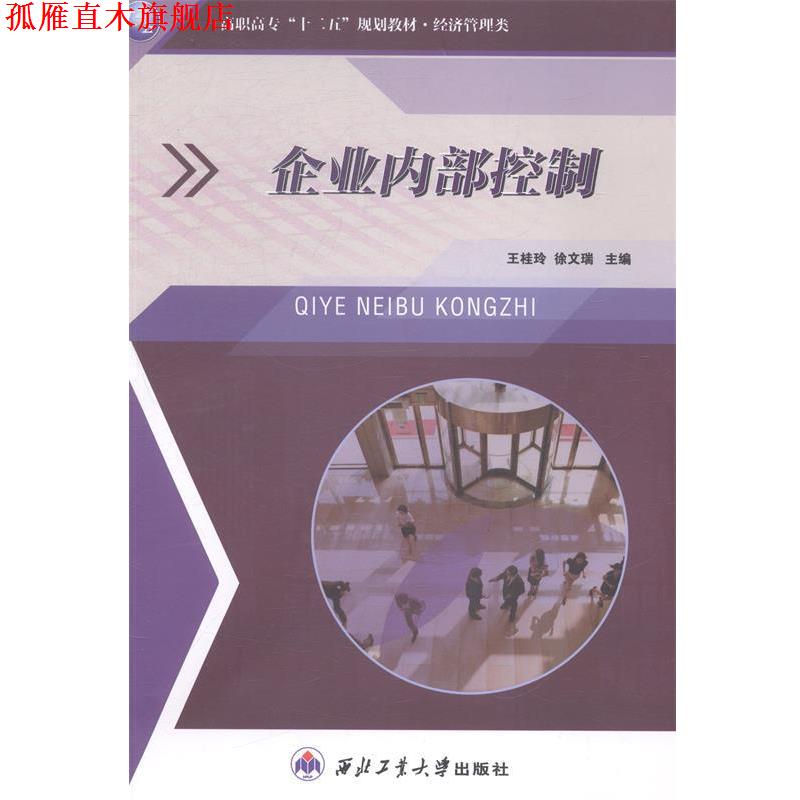 【正版书】 企业内部控制 王桂玲, 徐文瑞 西北工业大学出版社