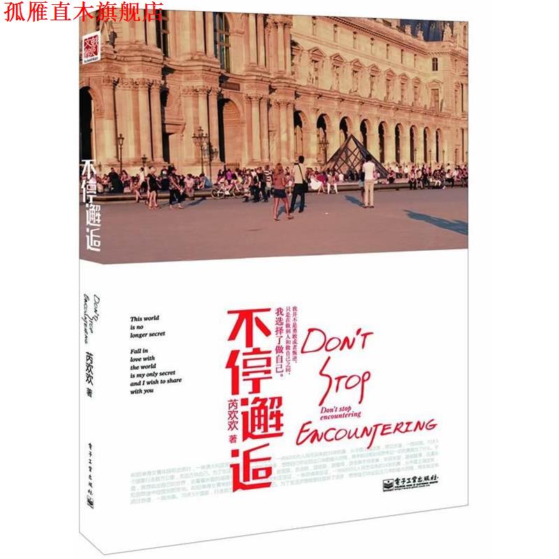 【正版书】 不停邂逅:穷游达人独自上路，6000元人民币16张机票70天5个国家 芮欢欢 著 电子工业出版社