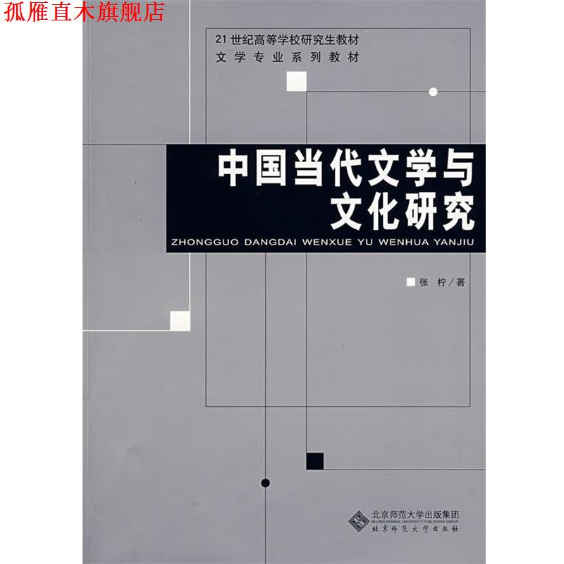 【正版书】 中国当代文学与文化研究 张柠 著 北京师范大学出版社