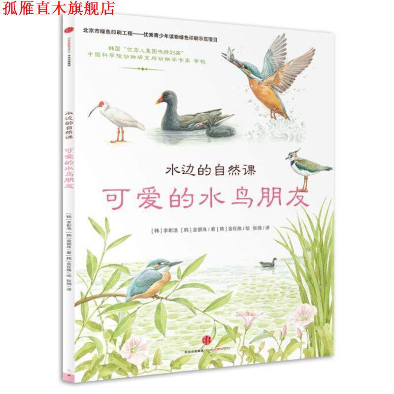 【正版书】 水边的自然课:可爱的水鸟朋友 (韩)金雄西 著 中信出版社