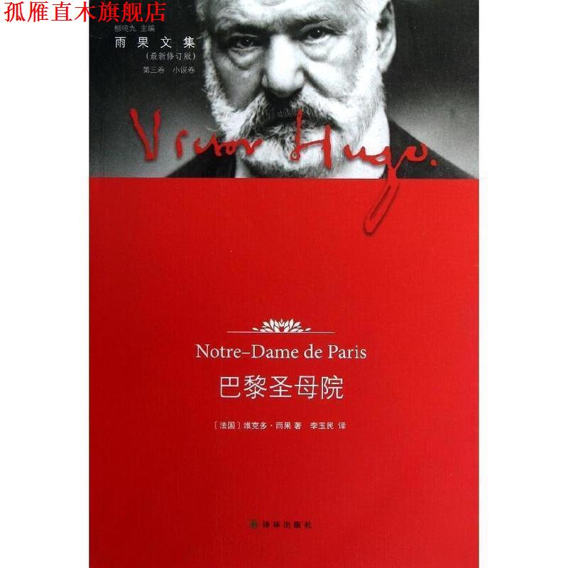 【正版书】 雨果文集:巴黎圣母院 [法] 维克多·雨果（Hugo V.） 著,李玉民 译 译林出版社