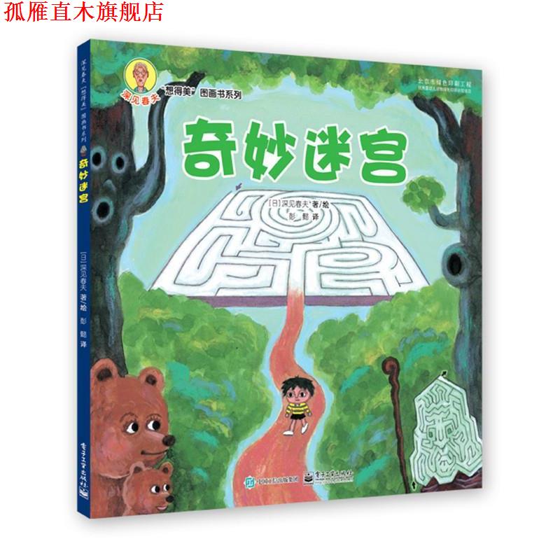 【正版书】 奇妙迷宫 深见春夫 著,彭懿 译 电子工业出版社