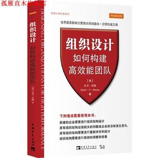中國青年出版 正版 書 美 著 漢納 組織設(shè)計 社 戴維 譯 如何構(gòu)建高效能團隊