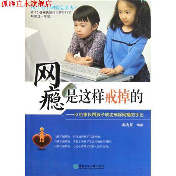 【正版书】 网瘾是这样戒掉的--10位家长帮孩子成功戒除网瘾的手记 秦兆阳 湖南少年儿童出版社