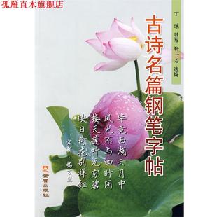 【正版书】 古诗名篇钢笔字帖 丁谦 书写,靳一石 选编 总后金盾出版社
