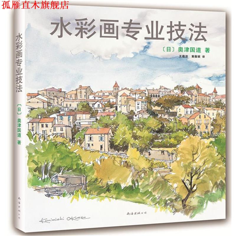 【正版书】 水彩画专业技法 奧津国道 著,王蕴洁,黄薇嫔 译 南海出版社
