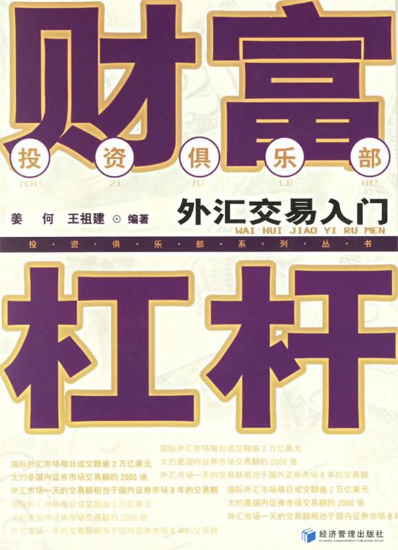 【正版书】 财富杠杆:外汇交易入门 姜何,王祖建 编著
