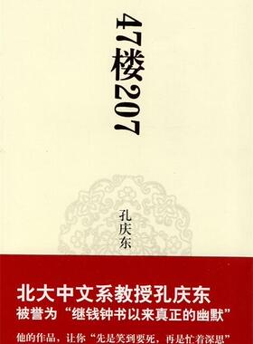 【正版书】 孔庆东文集－47楼207 孙庆东　著 重庆出版社